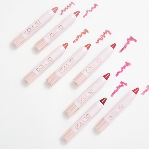 Doll 10 Lip Crayons - 4 options, 1 unit - you pick color - Picture 2 of 6